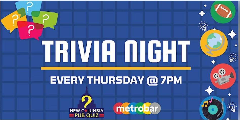 Trivia Night Thursdays at metrobar Washington United States
